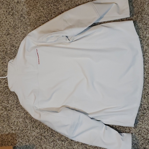 Men's White sofshell jacket large - Picture 4 of 5